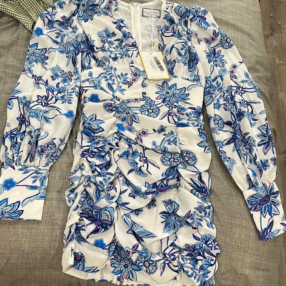 Runway SHAYLEY DRESS - BLUE FLORAL